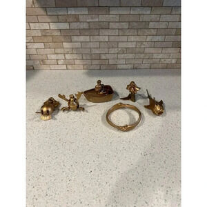 Disney’s Little Mermaid Golden Toy Set Figurines McDonald’s‎ 1997 Vintage 90s